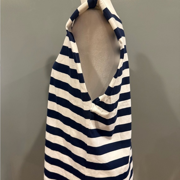 *NEW WITH TAGS* Zara Women's Size M Rugby Striped Muscle Tee - Picture 3 of 5